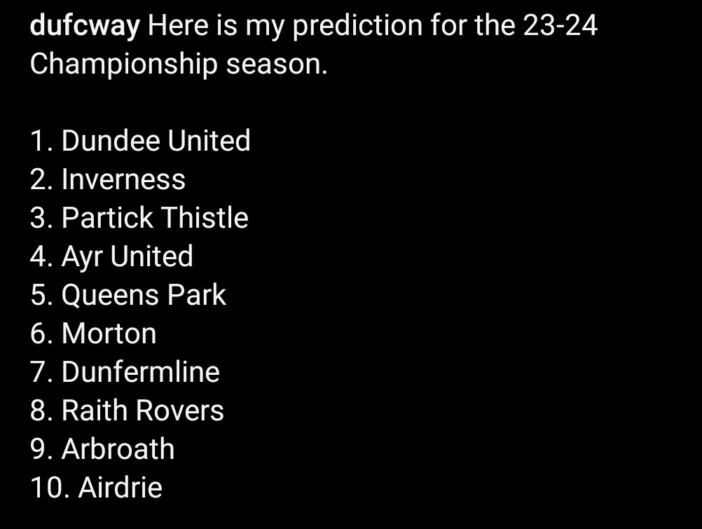 Here is a look back at my prediction for 23-24 Championship season. To say the least I was wrong with a few 😅 #DUFC