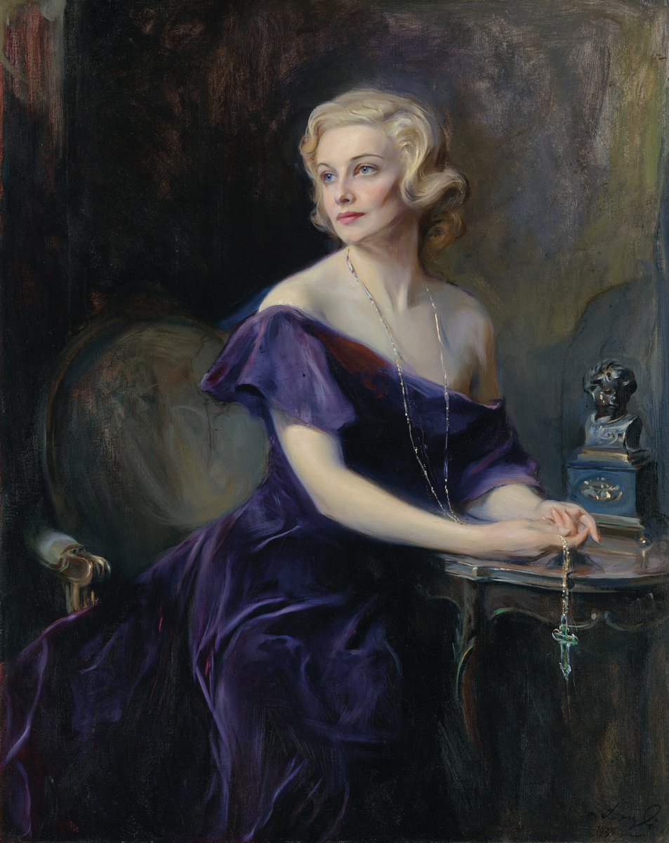 Portrait of Mrs Philip Astley, née Madeleine Carroll Philip de László 1935