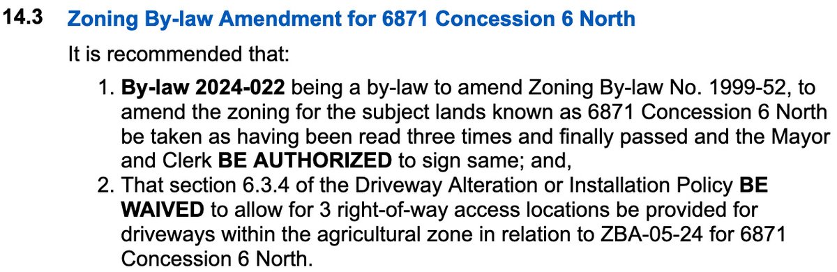 Zoning bylaw amendment authorized. 
#Amherstburg