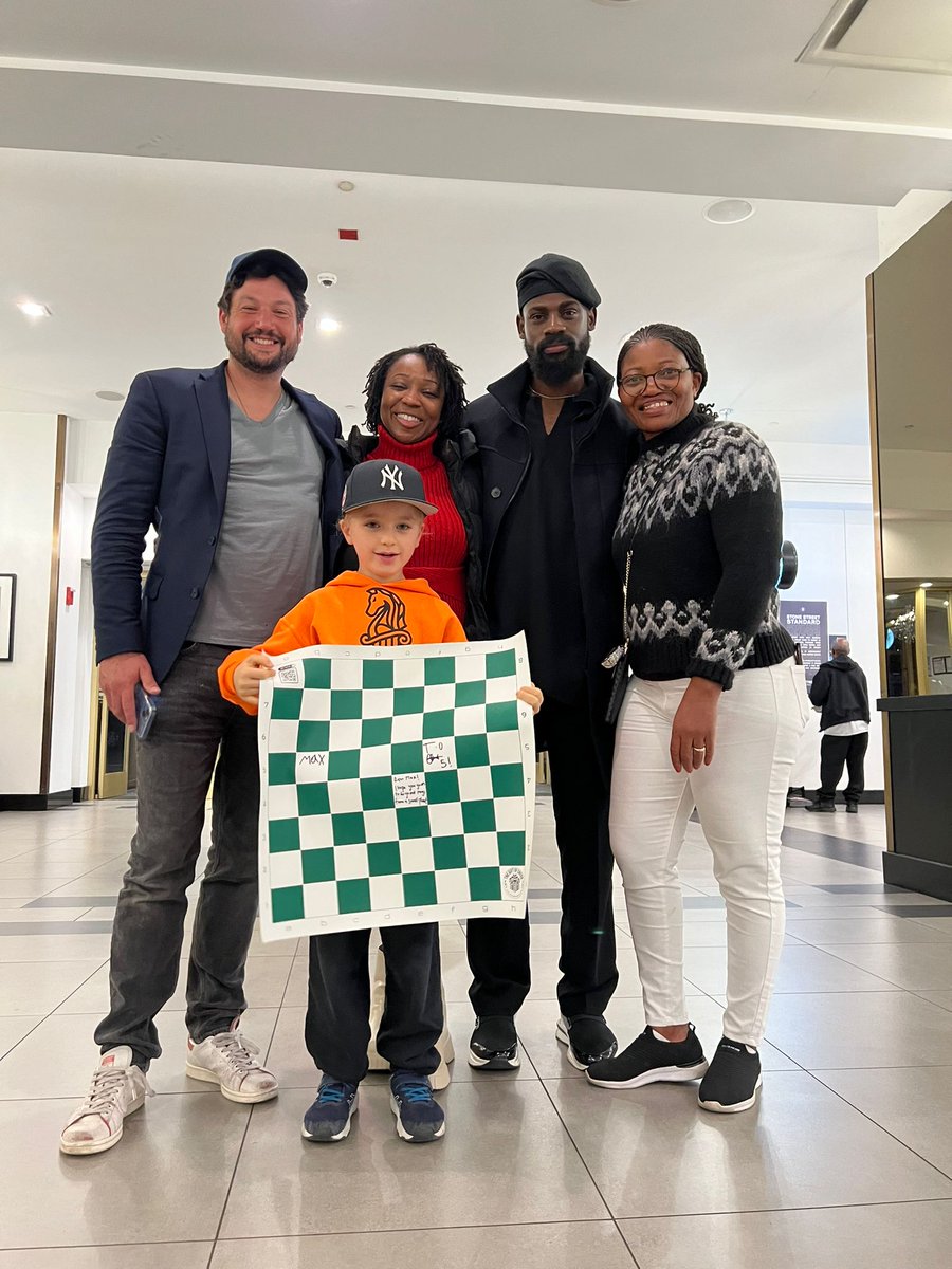 Max reminded me of my son Alipo... Max ,Susan ,Russ and Tunde share one thing and that is love for Chess..Chess is an equalizer and goes beyond age and nationality