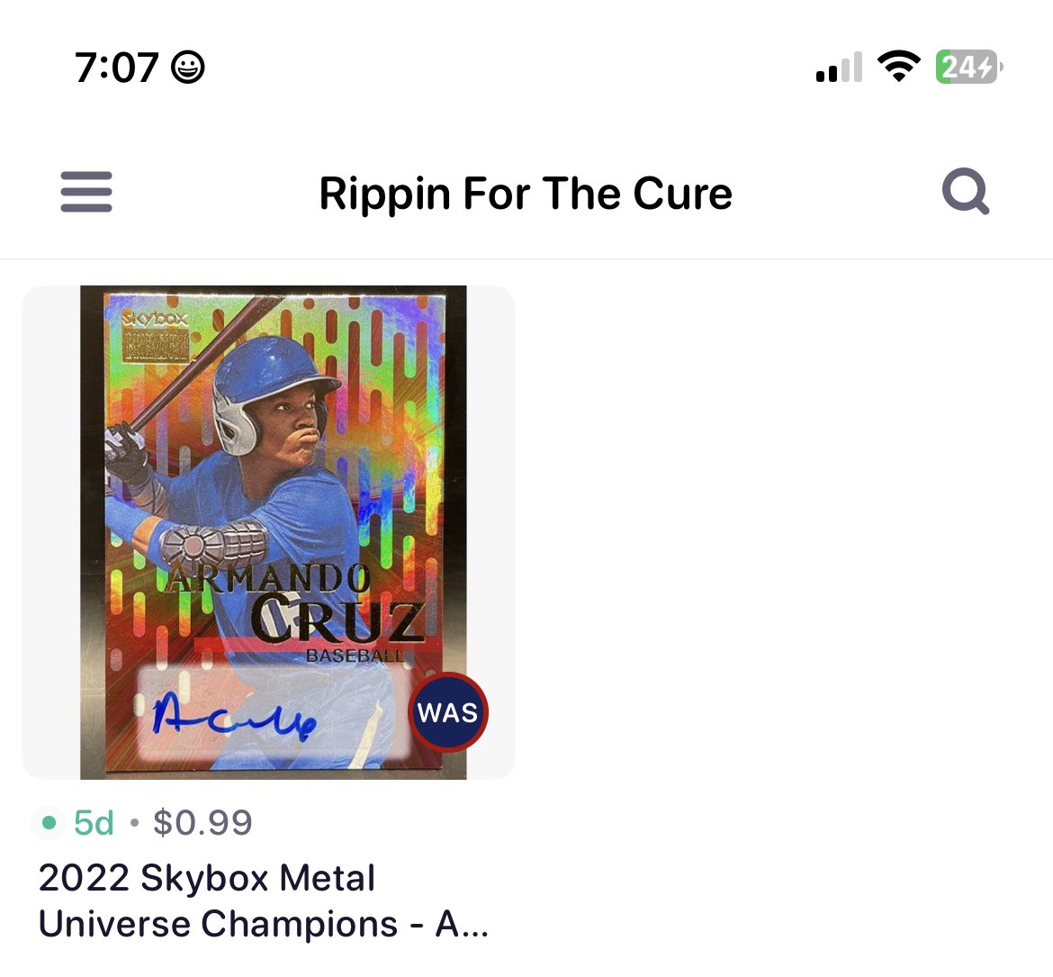 Just posted some $0.99 auctions in the #RippinForTheCure District (@eshecker), powered by @sports_district 👀 Find everything here: district.net/crohnscolitisf… 100% of the proceeds will support #RippinForTheCure, a fundraising arm for the @CrohnsColitisFn 🥰 #TheHobby #BeTheGood