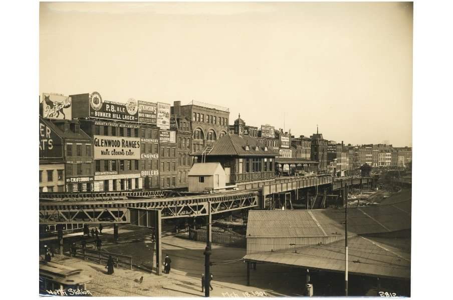 North Station, 1901. @Boston_archives