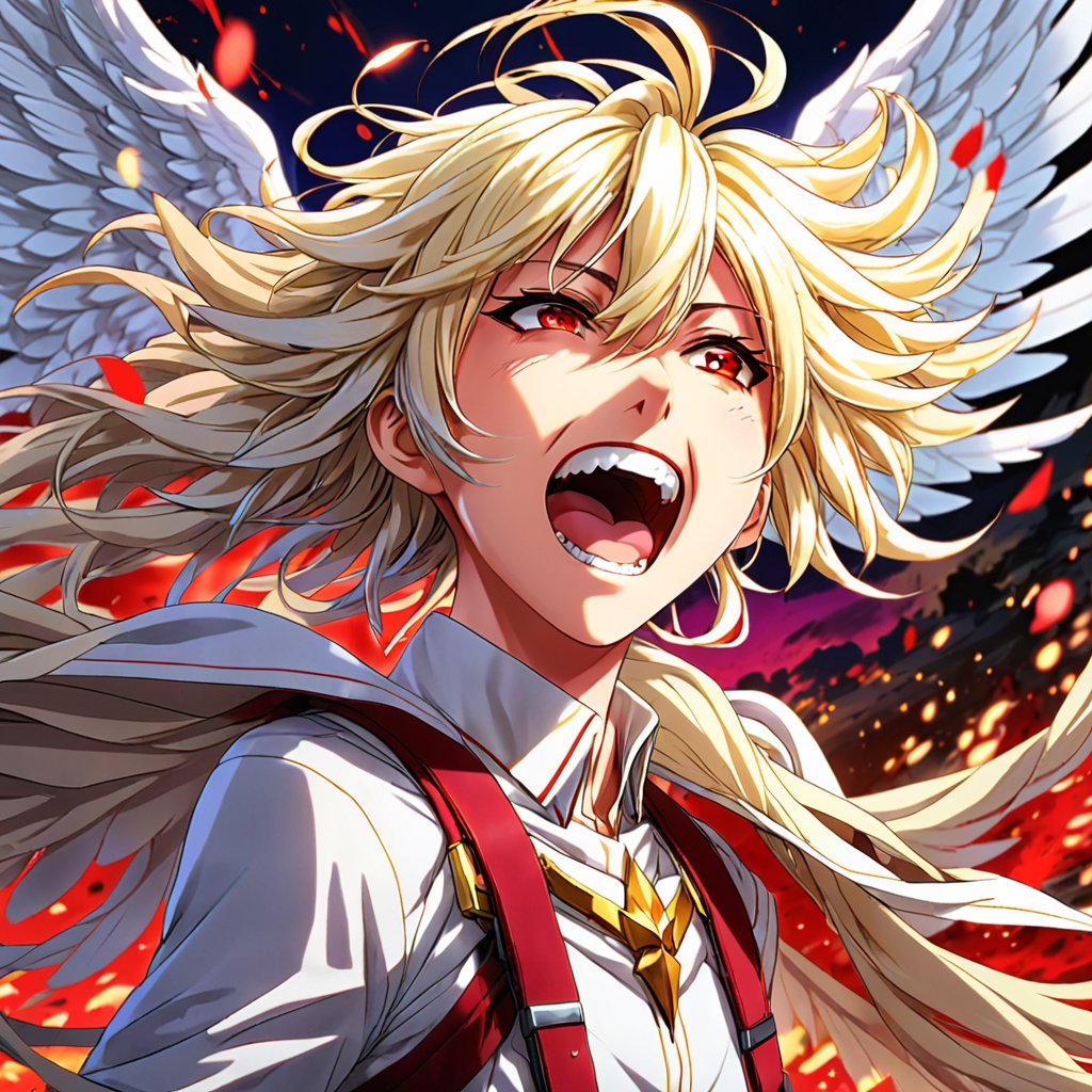 0Naaoomy0's tweet photo. 日本のアニメーションの歴史の中で、最も奇妙なキャラクター登場の1つは、「新世紀エヴァンゲリオン」の渚カヲルでした。カヲルは、第17話「エア」で姿を現した天使の一種で、赤い瞳と白い髪を持つ美少年の姿をしていました。しかし、カヲルの最大のユニークポイントは、彼の笑い方でした。彼は「クスクス」と可愛らしく笑うのではなく、「ゲラゲラゲラ」と豪快に笑い転げ、視聴者を驚かせました。この ungewöhnliche な笑い方は、カヲルのミステリアスさと不気味さを強調するのに一役買い、彼を忘れられないキャラクターにしました。