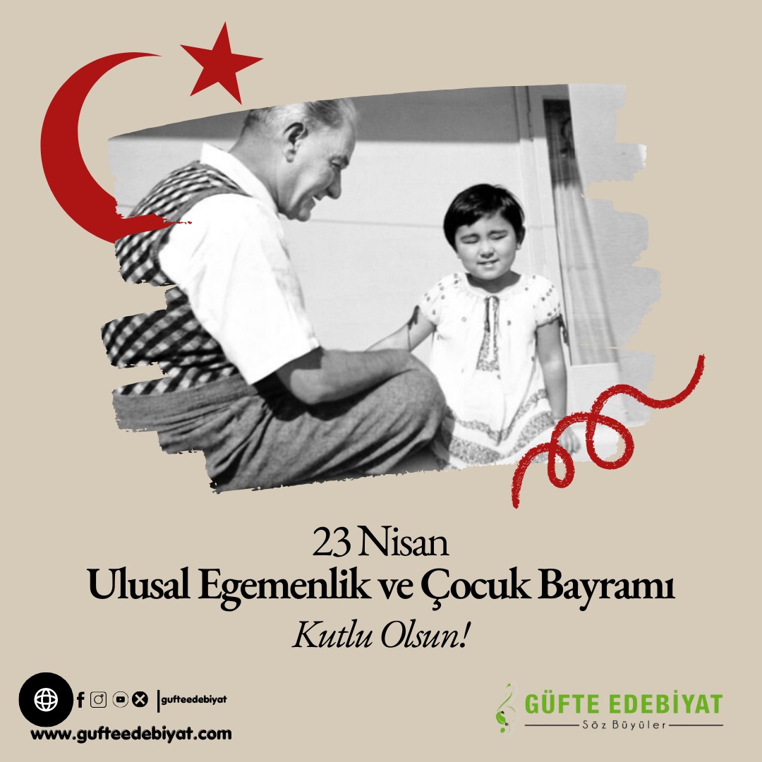 23 Nisan Ulusal Egemenlik ve Çocuk Bayramımız kutlu olsun! #atatürk #çocuk #23nisanulusalegemenlikveçocukbayramı