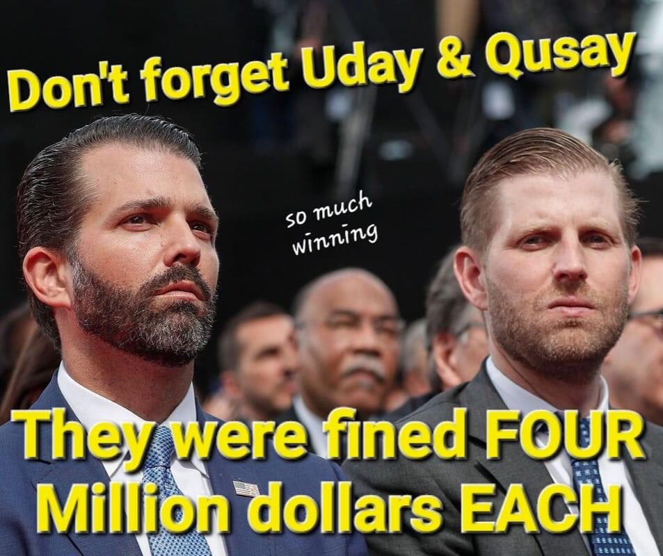 @DonaldJTrumpJr Pay up Junior!