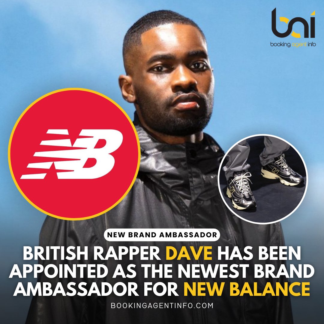 British rapper Dave @Santandave1 appointed as New Balance's @newbalance latest Brand Ambassador for the iconic NB1000 style campaign.

Follow @baidatabase for more.

#Dave #NewBalance #NB1000 #BrandAmbassador #FashionNews #SneakerCulture #MusicFashion