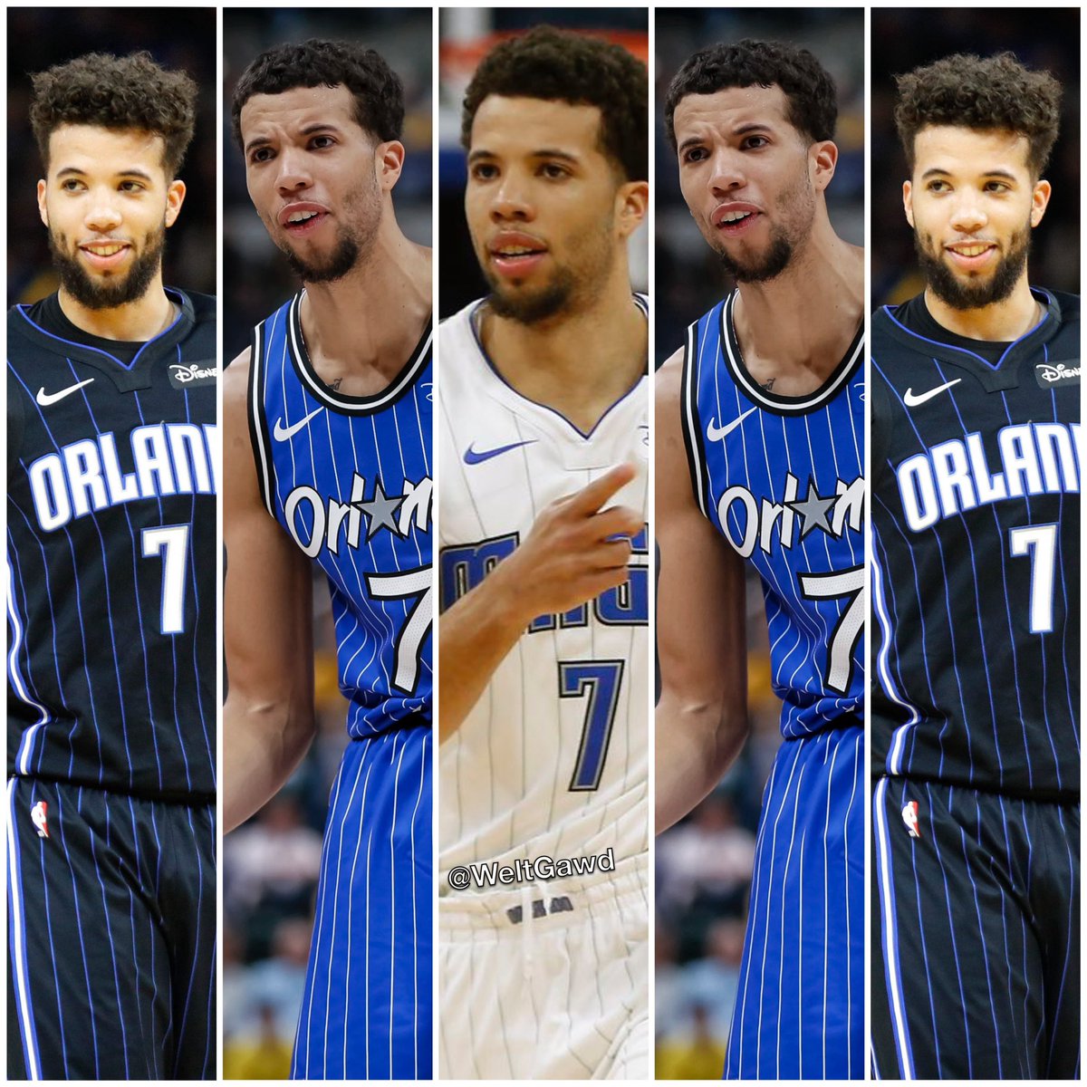The Orlando Magic starting lineup in the playoffs #PlayoffMode