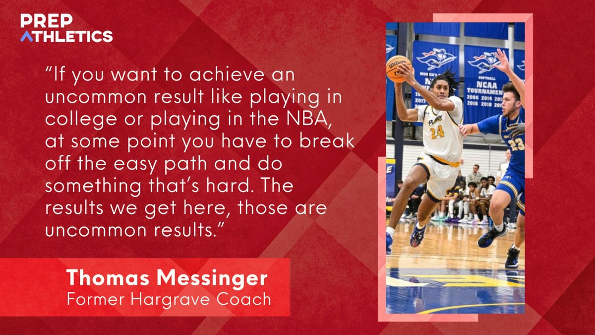 Military prep schools come with a lot of structure, and that can go a long way in terms of building up the habit of tackling challenges head-on.

🏀🏫🌱
prepathletics.com

@HargravePGHoops @HargraveTigers @TommyMessinger #prepschoolbasketball #collegerecruiting