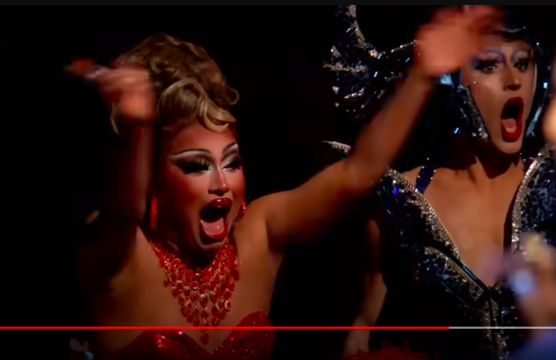 jeebsunabia's tweet photo. Morphine and Amanda's face was all of us when Nymphia went in for the kill. #nymphiawind #padampadam #KylieMinogue 

@kylieminogue @AmandaTori69 @morphinelovemua @66wind99 @RuPaulsDragRace https://t.co/oAlDL2huav