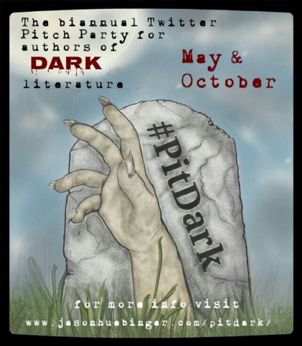 The next #PitDark, a pitch party for 'darker' literature, is May 23, 8 am - 8 pm ET. Please RT! Rules: jasonhuebinger.com/pitdark/ #amwriting #WritingCommunity