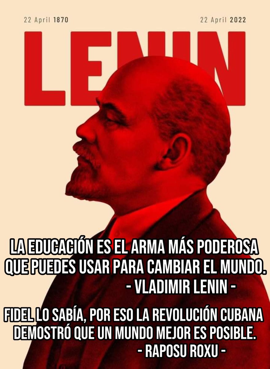 #LeninVive 
#FidelVive