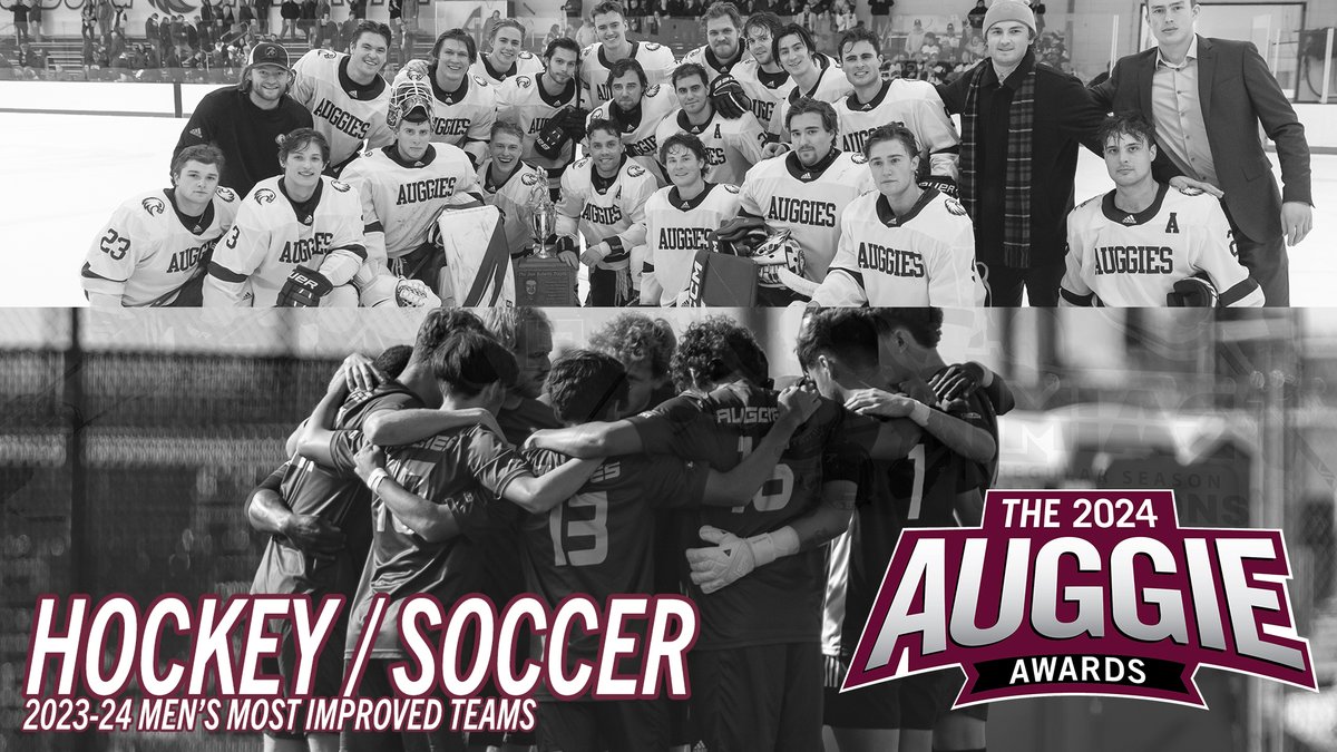 2024 Augsburg #AuggieAwards Men's Most Improved Team - It's a tie! Hockey and Soccer! #whyD3 #AuggiePride