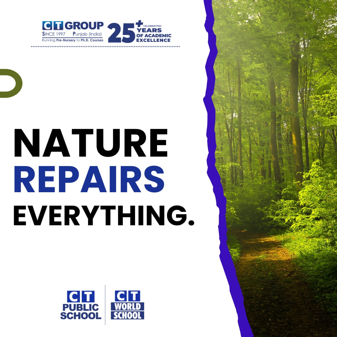 Nature possesses an incredible ability to restore and rejuvenate. Its innate resilience ensures that it can heal and repair almost anything, reminding us of its enduring power and beauty. #ctgroup #morningpost #ctu #ctps #ctw #teamct #ctians #ctfamily