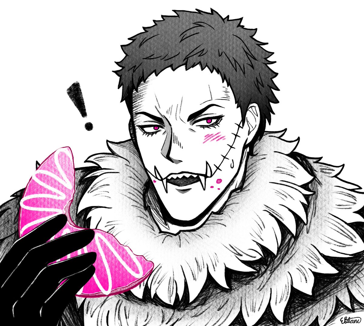medu_ko's tweet photo. #ONEPIECE charlotte katakuri 🍩🍰 https://t.co/f8YOmuuY5T