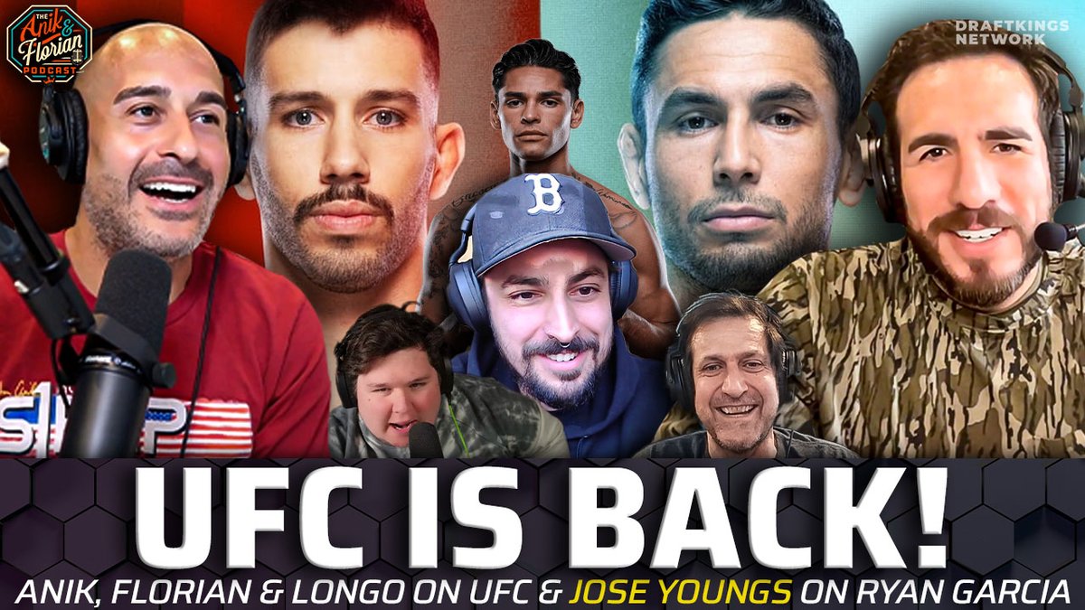 Anik & Florian react to Garcia v. Haney gone crazy with @JoseYoungs and they can't stop talking about the BMF belt with @RayLongoMMA. PLUS, your #UFCVegas91 breakdown with @brianpetrieMMA for @draftkings #DKPartner 🎙: @jon_anik & @kennyflorian youtu.be/YXEIaewwNxs