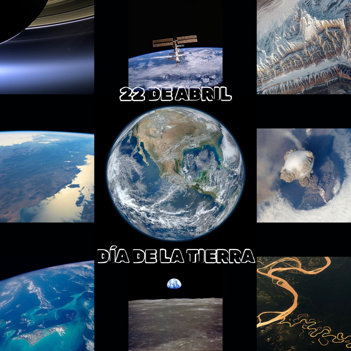 Hoy se conmemora el #DiaDeLaTierra, una fecha establecida por la ONU en 2009. 

Fotografías de nuestro planeta obtenidas por NASA y ESA.

¿Adivinas por qué está la imagen de arriba a la izquierda?

#EarthDay2024 #Voyager1