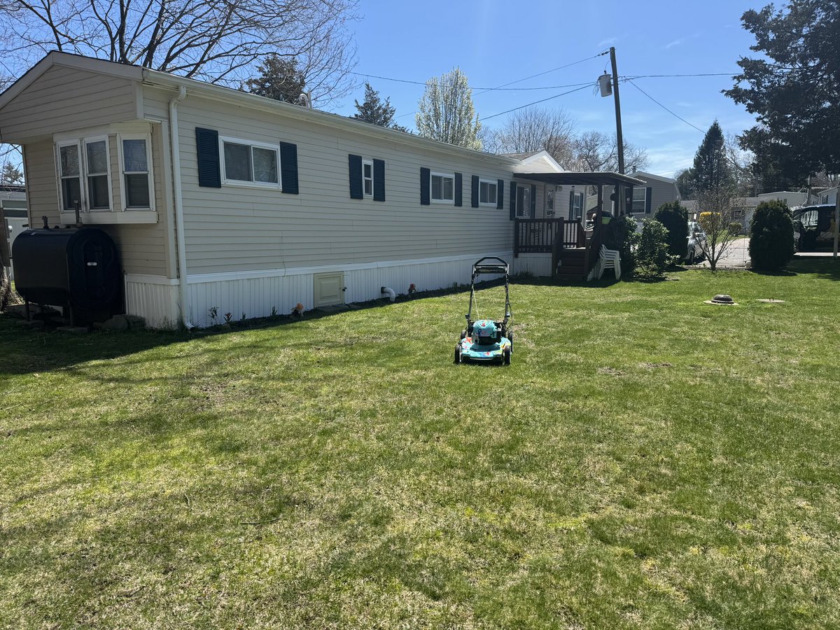 I had the honor  of mowing Mrs. Repose’s lawn. She is the widow of a veteran; her husband, Mr. Repose, served in the United States Coast Guard and sadly passed away a few years ago. Thank you, Mrs. Repose, for your family’s service and sacrifice.