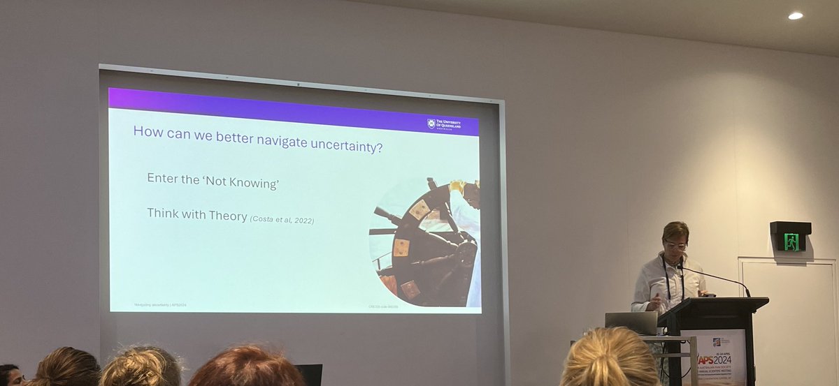 RathLeanne's tweet image. @AusPainSoc “Thinking with Theory” (Costa et al 2022) is popping up thru the #APS2024. @nathaliaccosta1 written about Mol’s Logic of Choice v Logic of Care. Theory opens up new views. View #predictiveprocessing & #play as a clinical focus 4 entering uncertainty