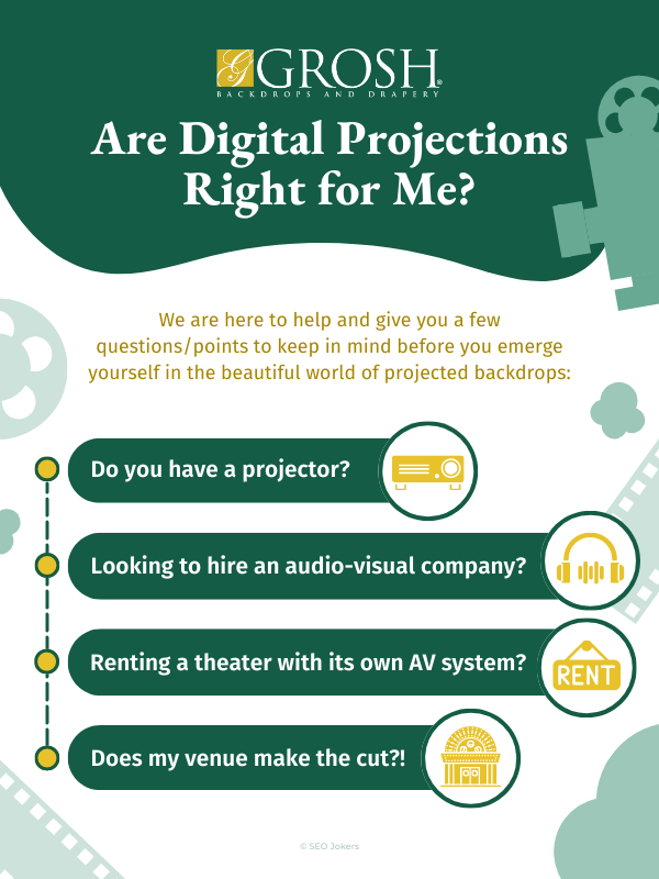 GroshBackdrops's tweet image. This is where technology comes to the rescue and offers us an alternative way to shape our events. It is here we are introduced to Digital Backdrops for projection!  #DigitalBackdrop

grosh.com/digital-projec…