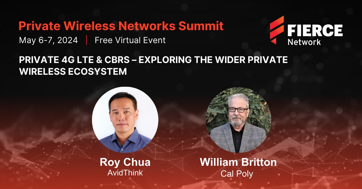 📡 Join us for an enlightening Fireside Chat at the Private Wireless Networks Summit virtual event, happening today at 11:00 AM ET! Secure your FREE spot now: bit.ly/3xanlrY #PrivateWirelessNetworksSummit #PrivateLTE #CBRS #VirtualEvent