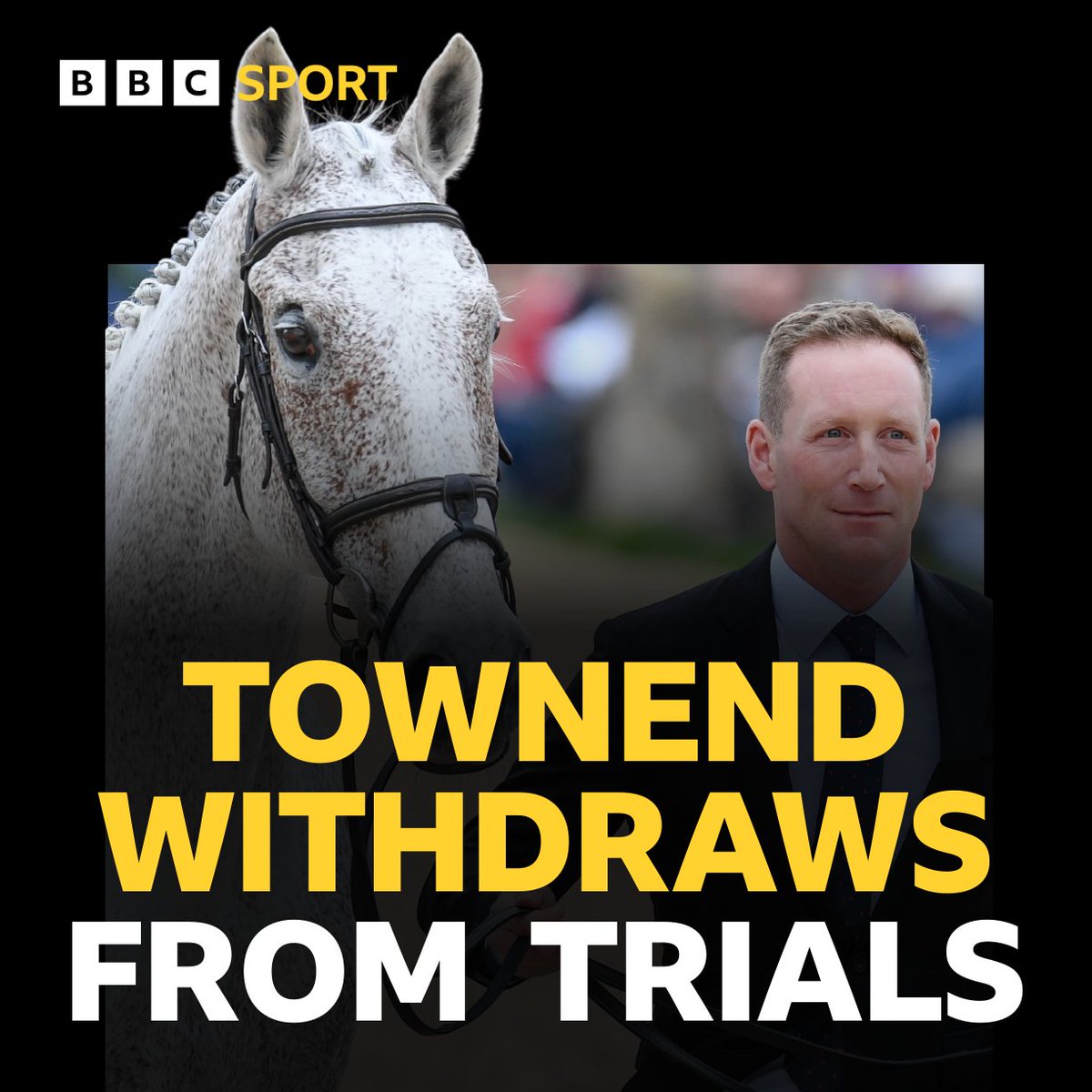 🐎 Oliver Townend has withdrawn from the Mars Badminton Horse Trials after his horse Ballaghmor Class recently recovered from an abscess. ⭐️ Townend says it's the first time the horse has missed a five star event and that he is 'absolutely gutted.' #BBCRacing