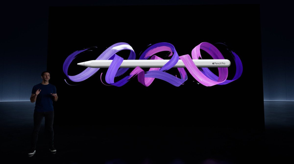 YisusTech's tweet image. Apple anuncia en el evento de hoy el nuevo Apple Pencil Pro