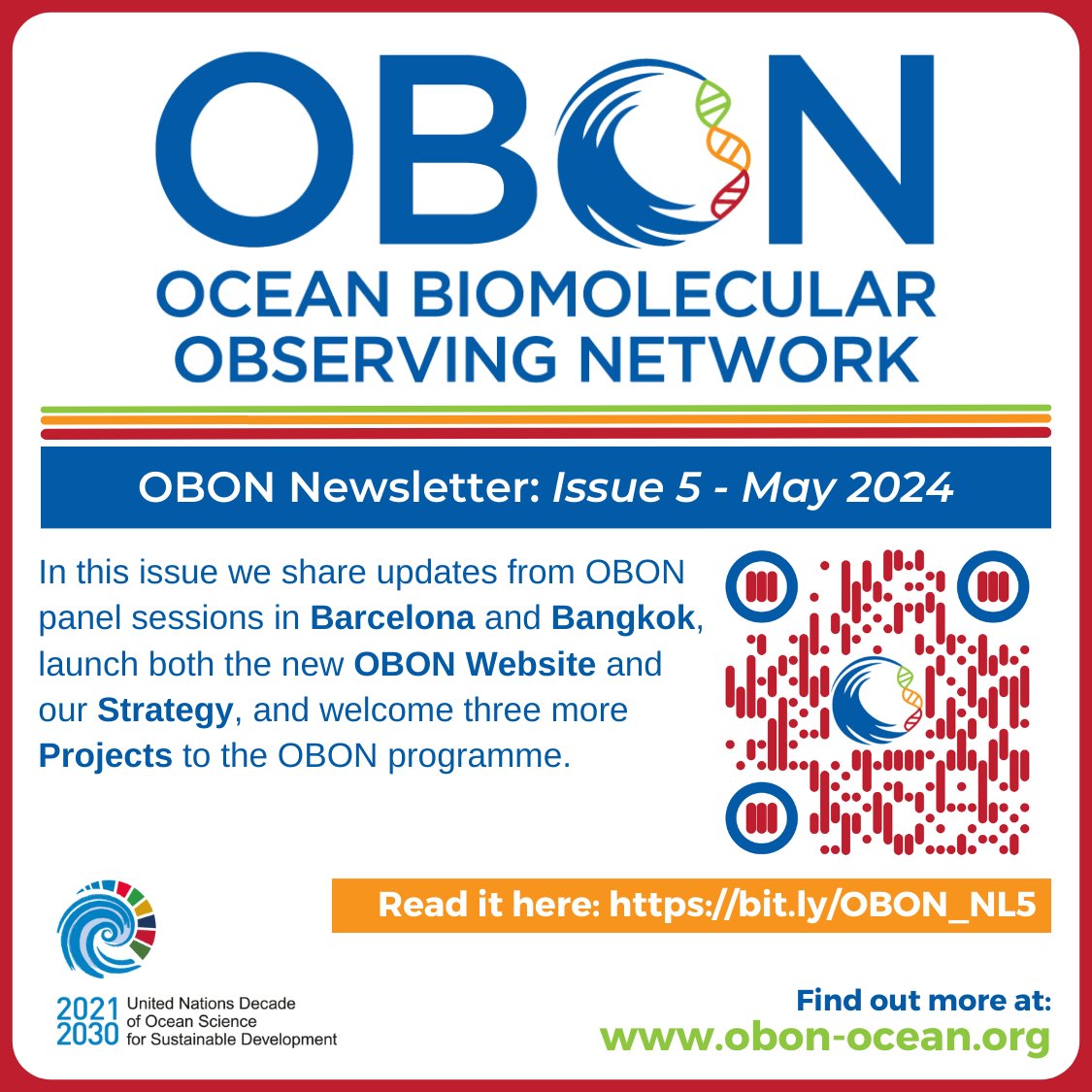 We've just released the latest updates from OBON, including our new Strategy publication, activities in Barcelona and Bangkok, new project intros, and the launch of our new website. Read our May Newsletter (Issue 5) here: bit.ly/OBON_NL5