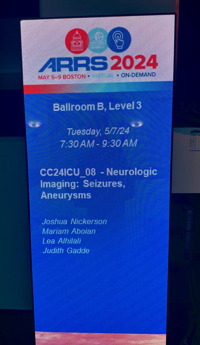 Thank you to @ARRS_Radiology for inviting me to be the Neuro Director for the ICU Categorical Course at #ARRS24. Thank you to all of our amazing speakers for making it successful! #radiology #MedEd #NeuroRad @LurieNeuroRads