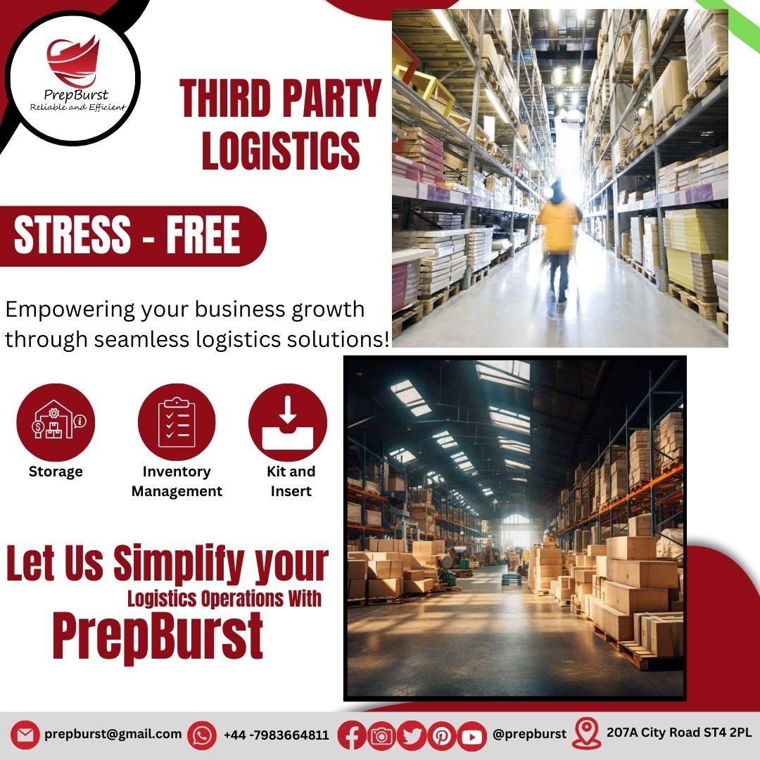 𝐏𝐫𝐞𝐩𝐁𝐮𝐫𝐬𝐭  Best Prep Center in UK! 
Third Party Logistics (Stress-Free)
Empowering your business growth through seamless logistics Solutions!

For more details, DM and inquire now!
WhatsApp: +44 (798) 366-4811

#amazonFBA #ukprepcenter #prepburst #prepcenteruk