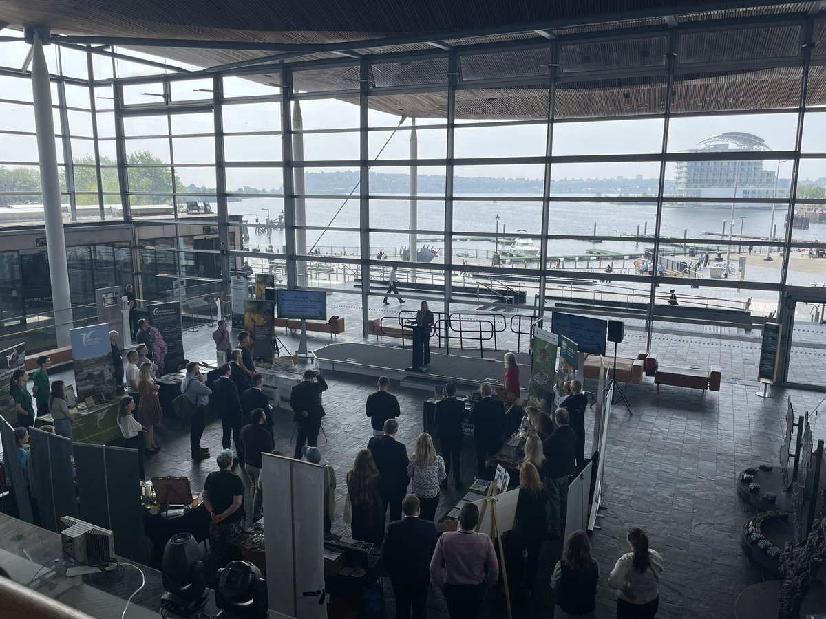 Huge thank you to @CThomasMS & colleagues for hosting #biodiversity day in the Senedd. Great turn out from Senedd staff & orgs. @WWFCymru had a chance to promote asks on key schemes and opportunities for nature - including SFS, Seagrass and more