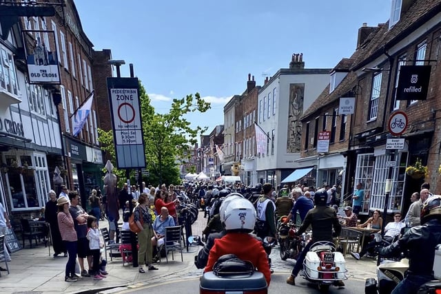A standout event this month is the return of the Distinguished Gentleman's Ride (DGR) on Sunday 19th May, 12.30pm - 4pm, when approximately 200 motorbikes will make their way into the city, gracing North and East Street with their presence and creating a spectacular display.