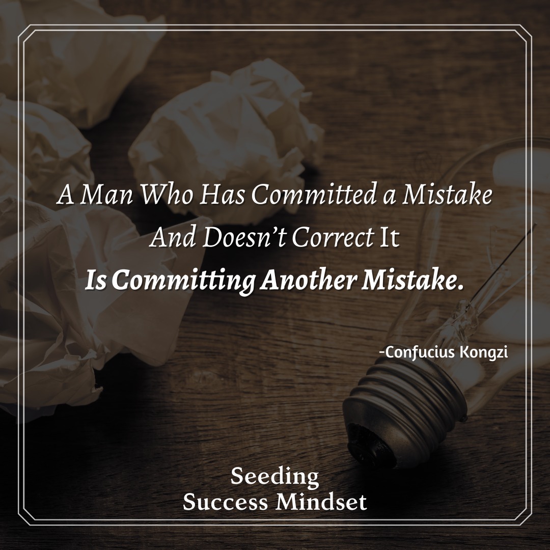 Mistake 

#successquotes #successmindset #seedingsuccessmindset #successtips  #confidencecoach #personaldevelopment #habits