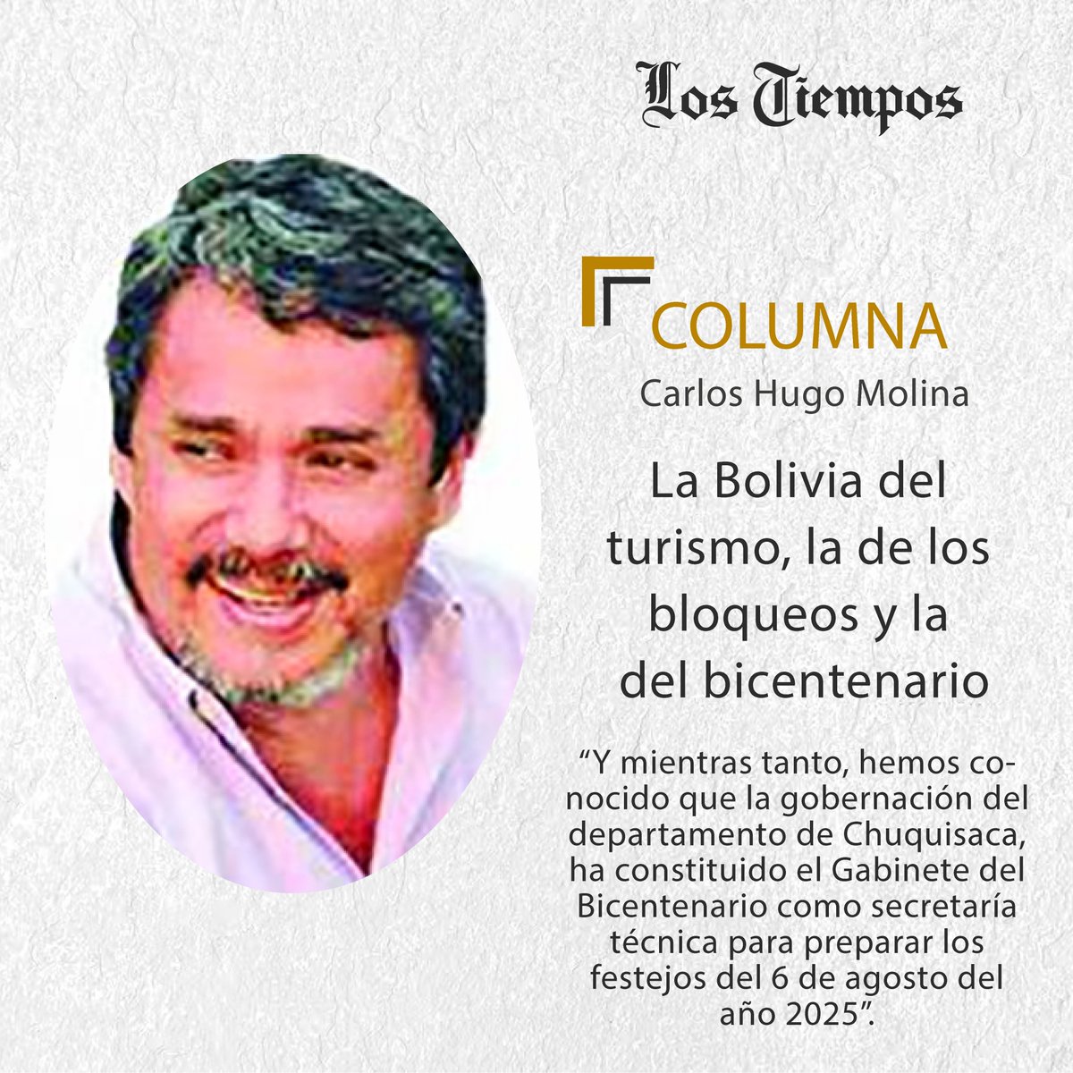#LTColumna #Puntos de Vista
Lea la columna de Carlos Hugo Molina.
👉 tinyurl.com/yf8mwebt