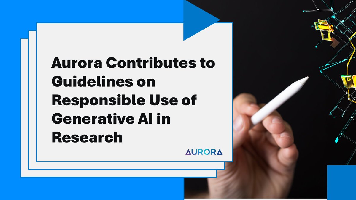 Exciting news! Aurora has contributed to developing guidelines for the responsible use of generative AI in research. These guidelines aim to harness AI's potential while ensuring ethical standards. #GenerativeAI 🔗aurora-universities.eu/aurora-contrib…