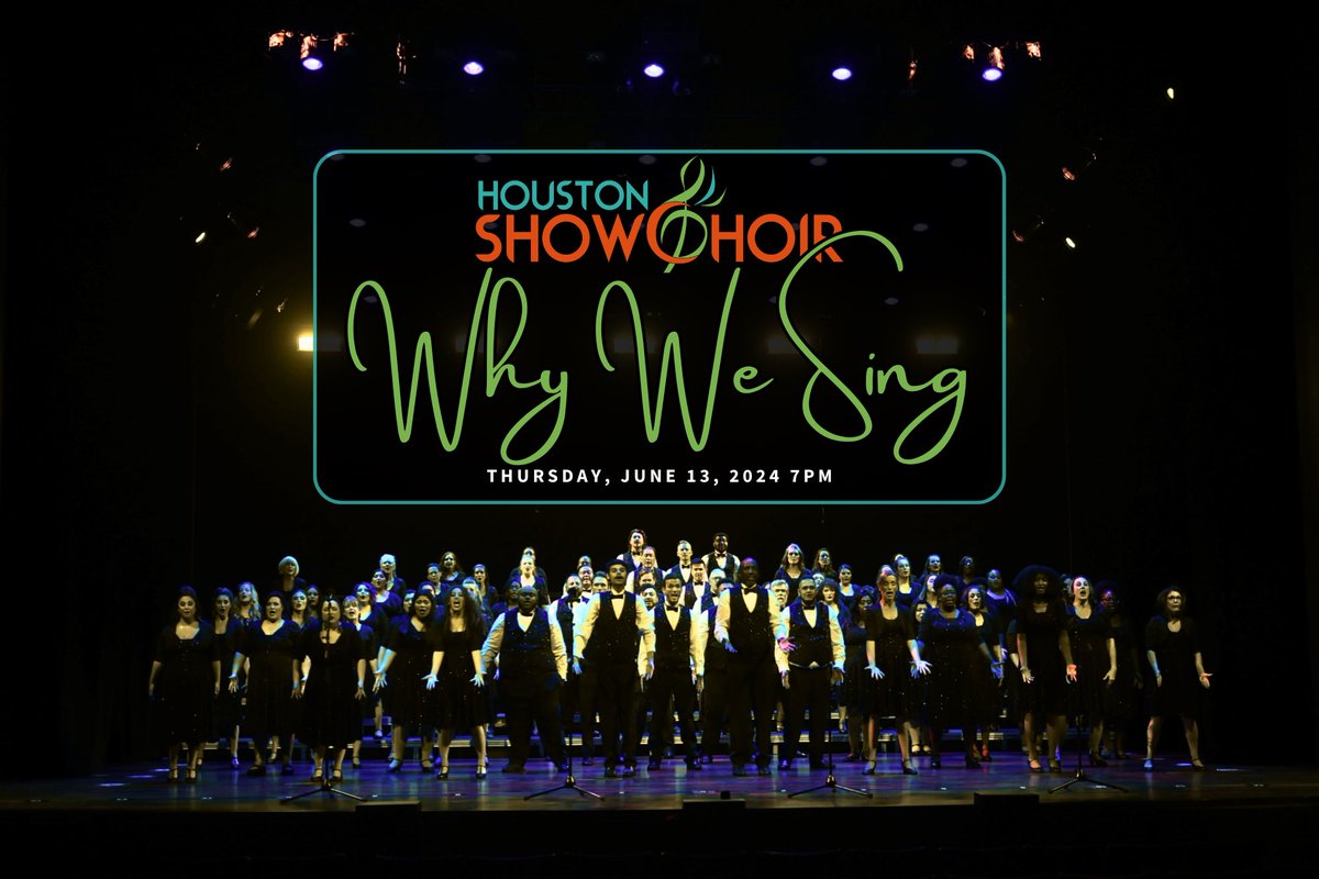 Performing Arts Houston is selling tickets to the Houston Show Choir performance taking place at the Wortham Theater on June 13 at 7pm! The theme “Why We Sing” will showcase a variety of music genres! Tickets at performingartshouston.org