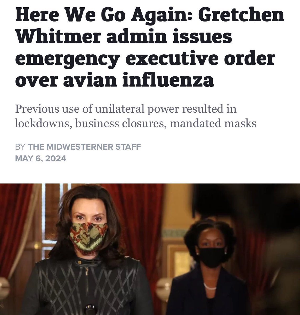 WARNING:  One by one, governors are going to start declaring public health emergencies to release an ending stream of funding and give themselves the power to mandate injections and quarantine

(Remember, H5N1 has not been isolated so no proof it exists)

Whatcha gonna do?