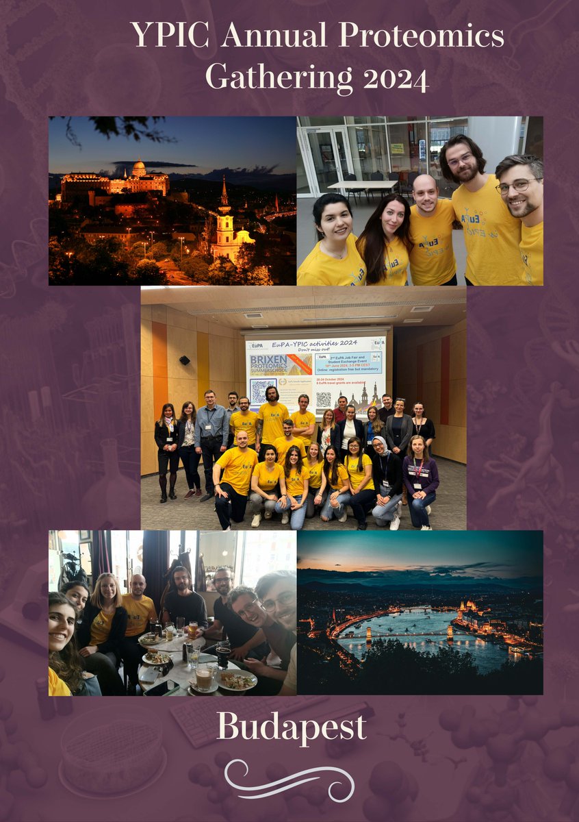 Two weeks ago we had our first YPIC annual proteomics gathering in Budapest!  It was amazing to get together in-person and to brainstrom about new initiatives and activities for ECRs in Europe. Stay tuned and follow our channels to know all about it in the upcoming year!💪