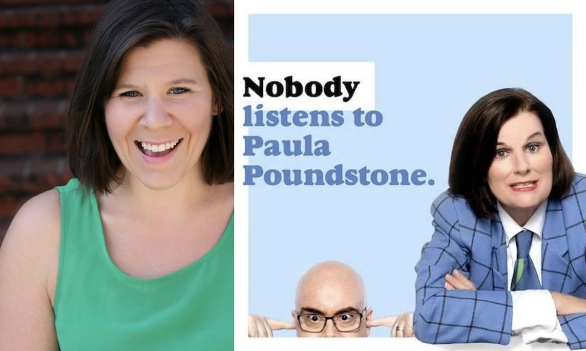 stephenscollege's tweet photo. ποΈβ¨ #StephensCollege alum alert! π Tune in to 'Nobody Listens To Paula Poundstone' podcast featuring our very own Toni Hull, both undergrad and grad school graduate. Get ready for laughs and insights on this hilarious variety show! π§ #StephensProud https://t.co/8arVtQZRUX https://t.co/Bq4KyDnS4c