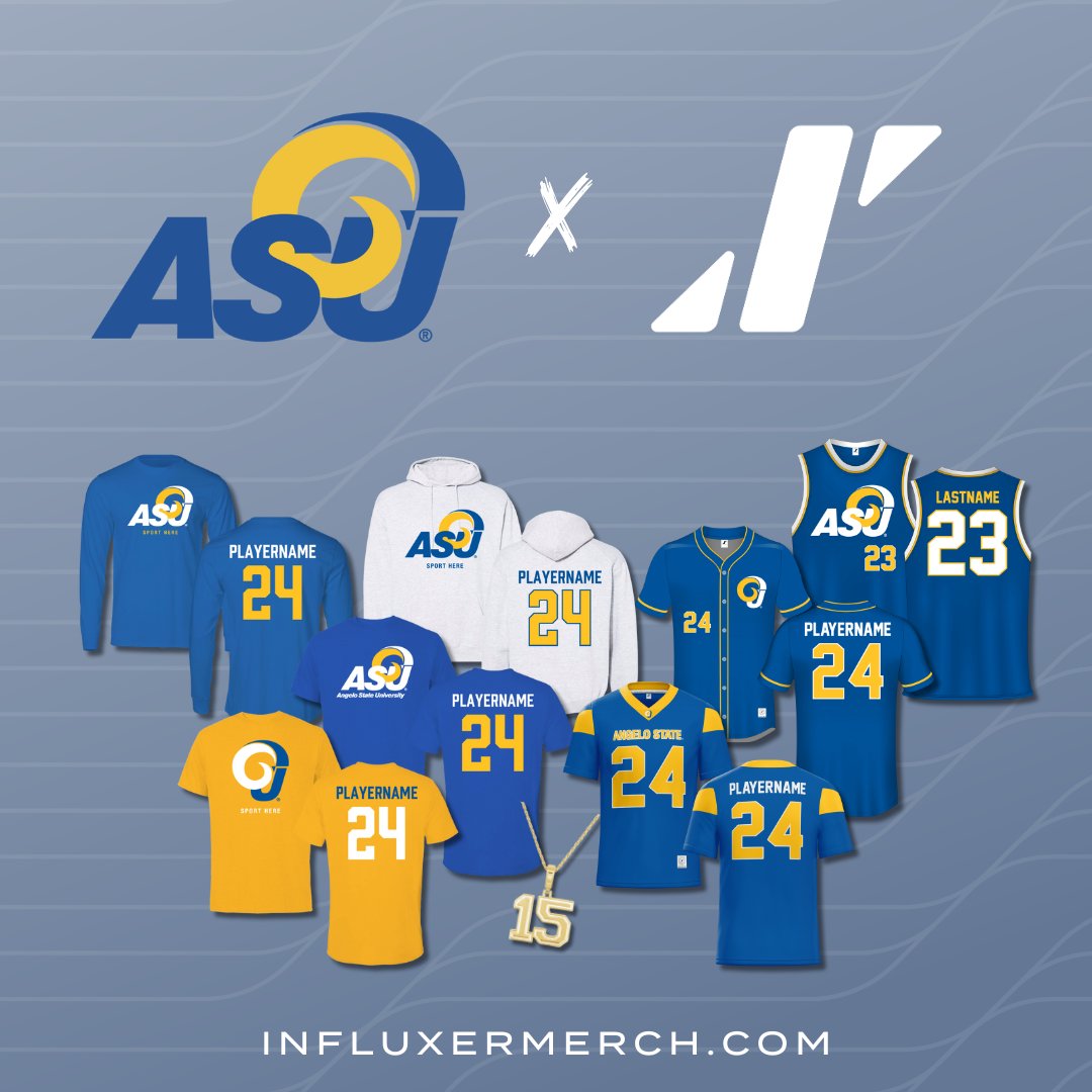 A new era begins!

<a href="/angeloathletics/">Angelo State Athletics</a>🤝<a href="/INFLUXERAPP/">Influxer</a>

📰: tinyurl.com/y95fmtz2 

#RamEm