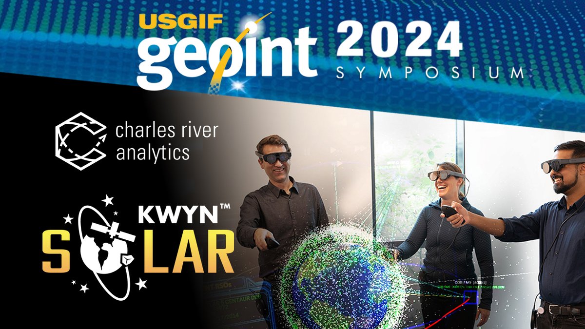 Going to #GEOINT2024? Swing by booth 838 and immerse yourself in an extraordinary #AR/#VR experience. Discover firsthand how KWYN™ SOLAR revolutionizes the process of comprehending the complexities of the space domain within an immersive environment. ow.ly/7OjU50RxxJ2