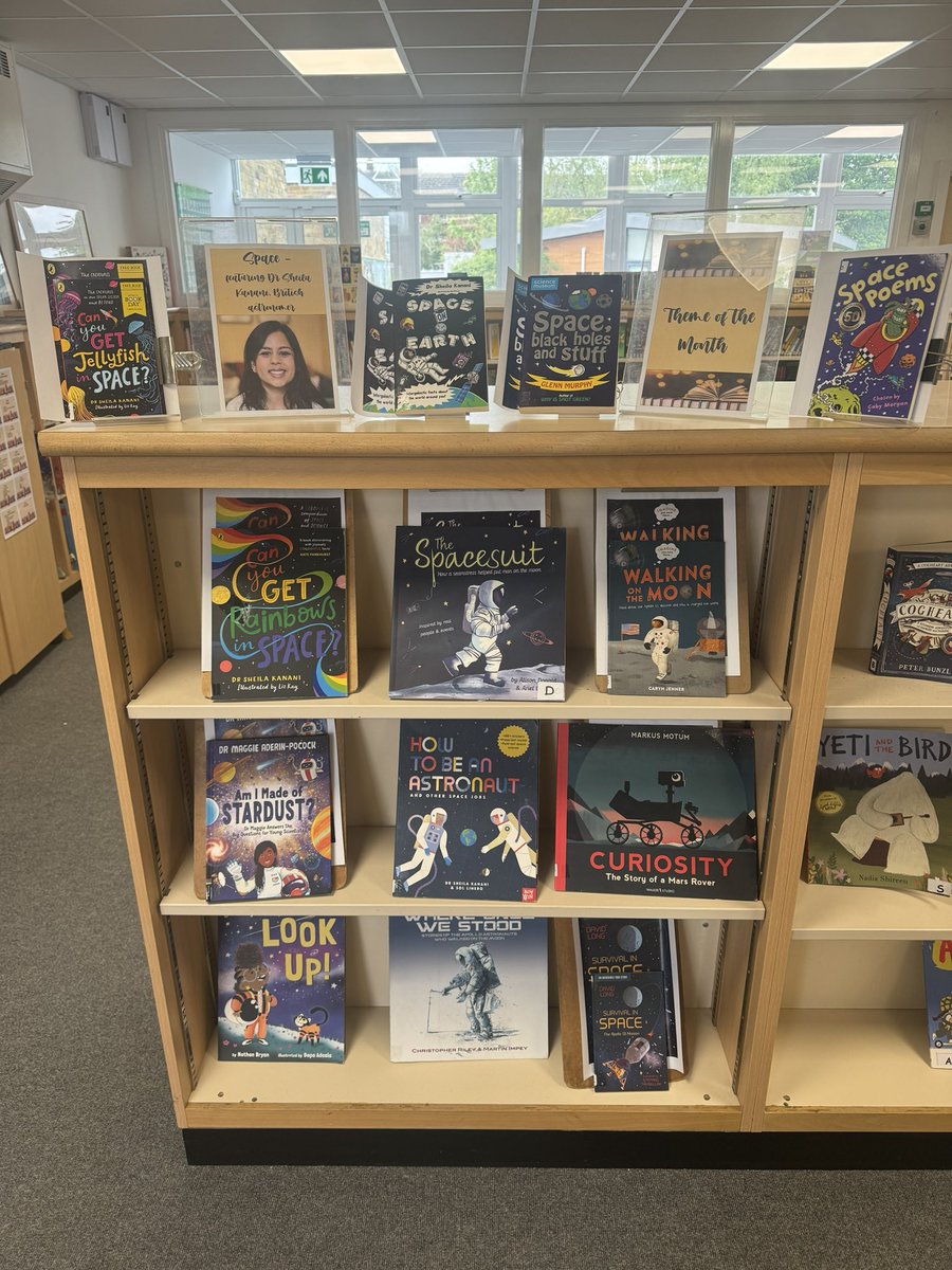 We’ve gone for a theme of the month for May: Space, featuring the brilliant <a href="/SaturnSheila/">🪐Dr Sheila Kanani🪐 Threads @saturnsheila</a> 🚀🪐☄️