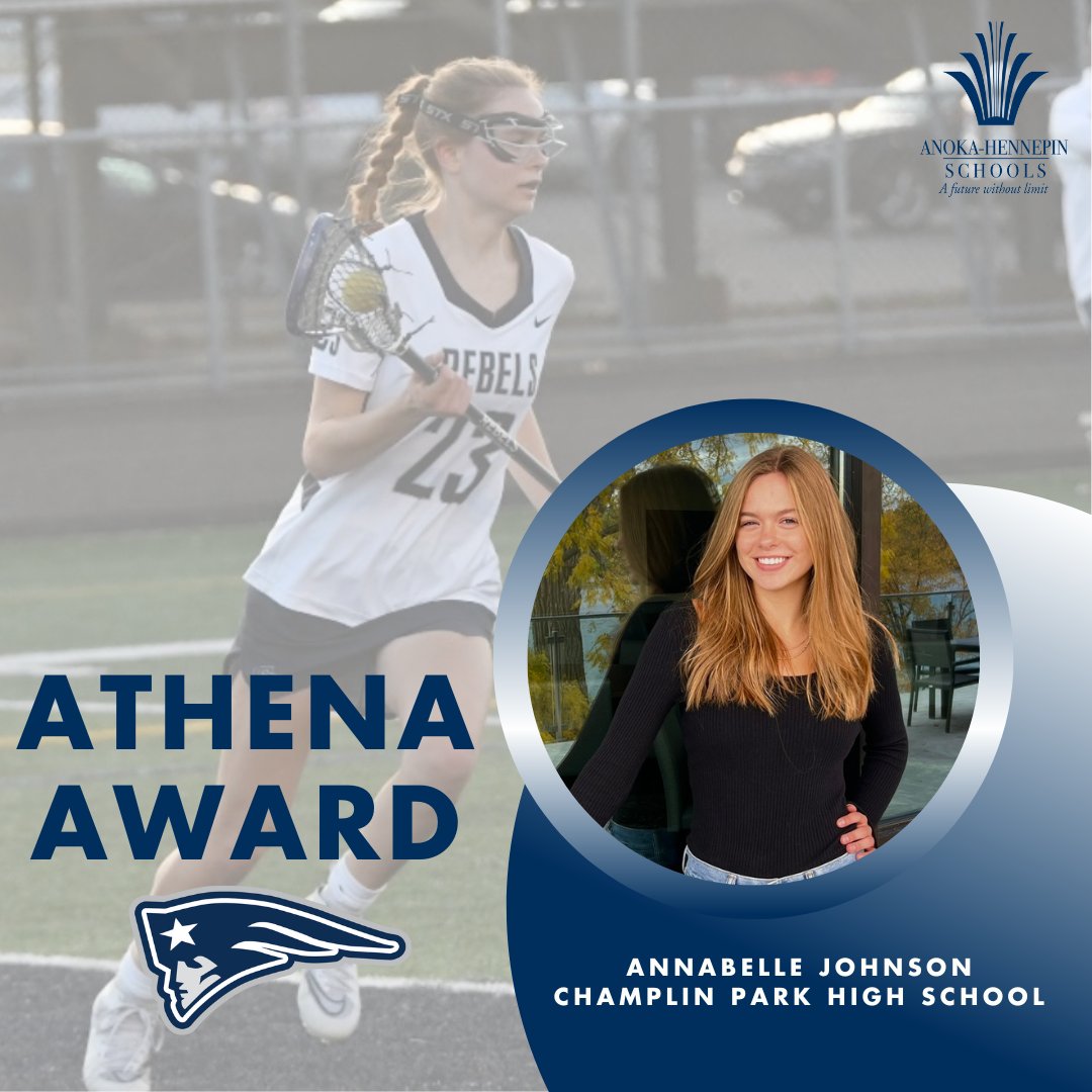 Congratulations to Athena Award winner Annabelle Johnson! Johnson is a standout athlete in lacrosse and tennis. She finished her tennis career as a three-time letterwinner and two-time all-conference selection. Read more about #AHSchools Athena winners: bit.ly/3UofuyY