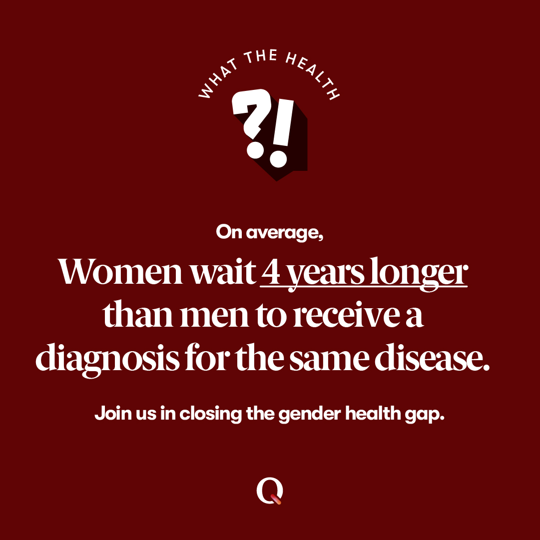 🤯 Did you know? Women wait 4 years longer than men for the same diagnosis. Why? The data used to guide clinical diagnosis today is biased to male biology.

🩸💪 By utilizing menstrual blood, we aim to close the gender health gap. 

#QPad #WomensHealth #PeriodPower