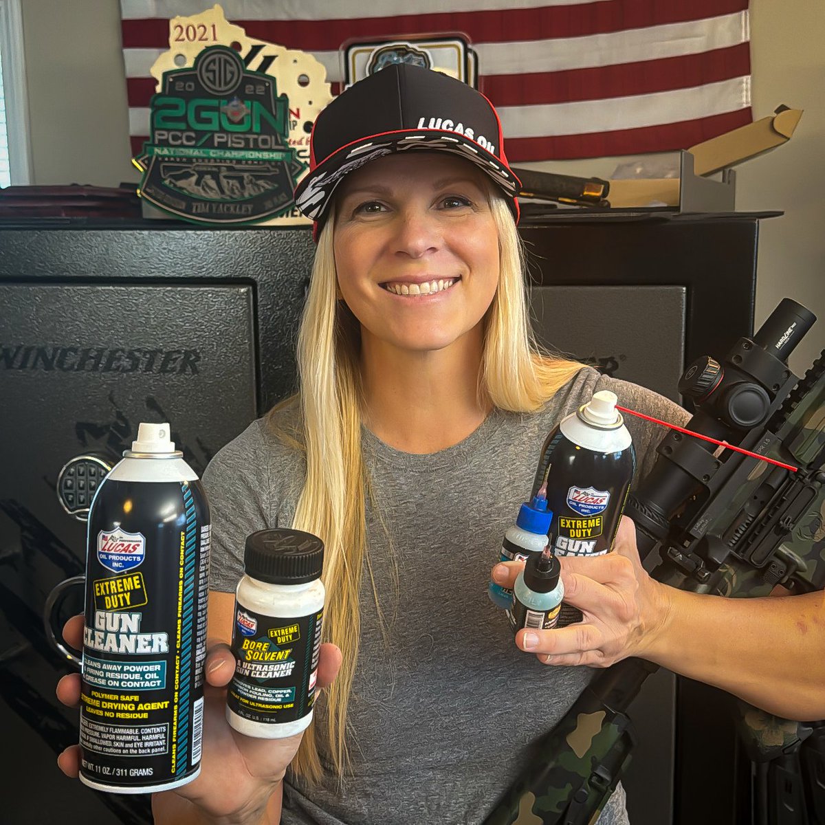 💪 'My most favorite product is the Extreme Duty Gun Oil and I love it because it stays where I put it, it works from 100º to -20ºF. And it's kept my guns running across the U.S. and around the globe!'

~@Yackley5ive | #LucasAlliance

#LucasWorks #Outdoors #Shooting #Pro #Hunting