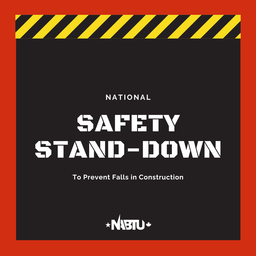 @NABTU: This week is National Safety Stand-Down to Prevent Falls in Construction week. Visit osha.gov/stop-falls-sta… for more information on how to prevent falls.