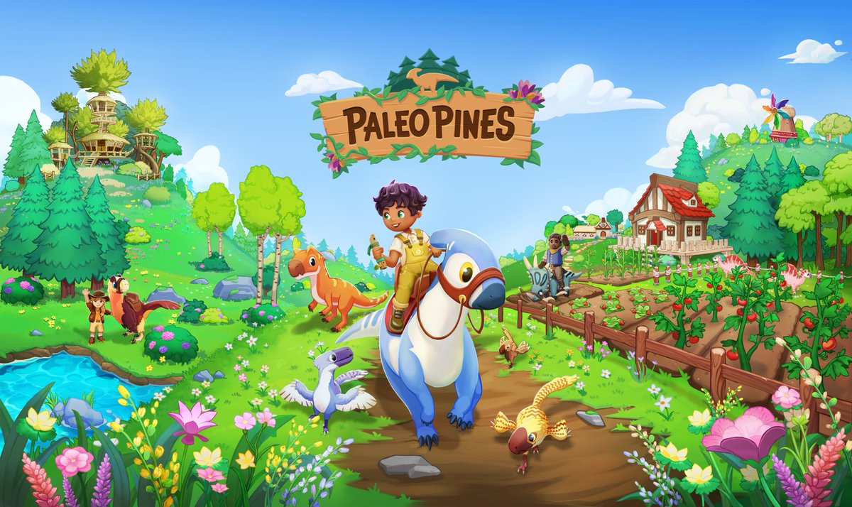 We are happy to welcome over 6,000 new players to the world of Paleo Pines this week! We hope you've already befriended the dino of your dreams! 🦖😍 Big thanks to @Steam for lassoing in so many new ranchers during #SteamFarmingFest 🫶 We'll stop with the cowboy puns now 🤪