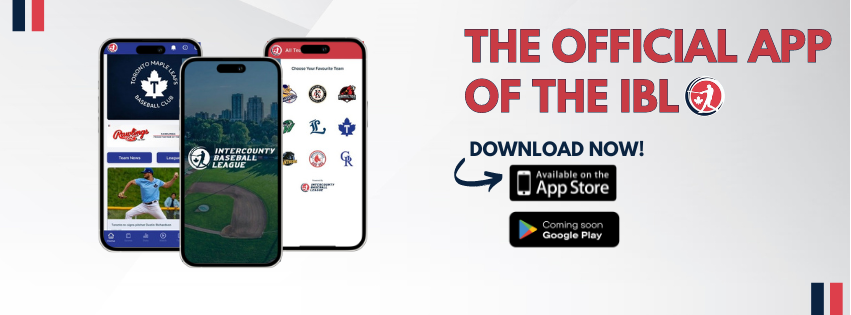 Intercounty Baseball League Launches IBL Mobile App 🔗 Full Story: theibl.ca/news/intercoun… 📱 Download: apps.apple.com/ca/app/ibl-mob… #CanadasBest | #IBL1919