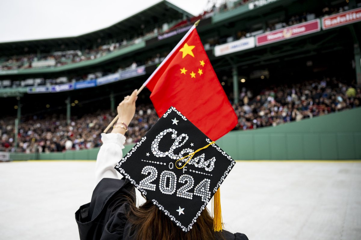 we'll be thinking about commencement at @fenwaypark for months 💭 🎓 #NU2024