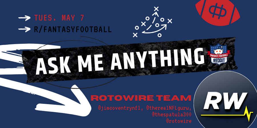 We've got great r/fantasyfootball AMA going on. Get insights from @JimCoventryNFL @therealNFLguru @TheSpatula300 of @RotoWire on all things fantasy. PLUS - one question will win a #SFB14 entry. The AMA ends today! (I wonder if they have #FCEliminator tips? I'm perplexed🤔)