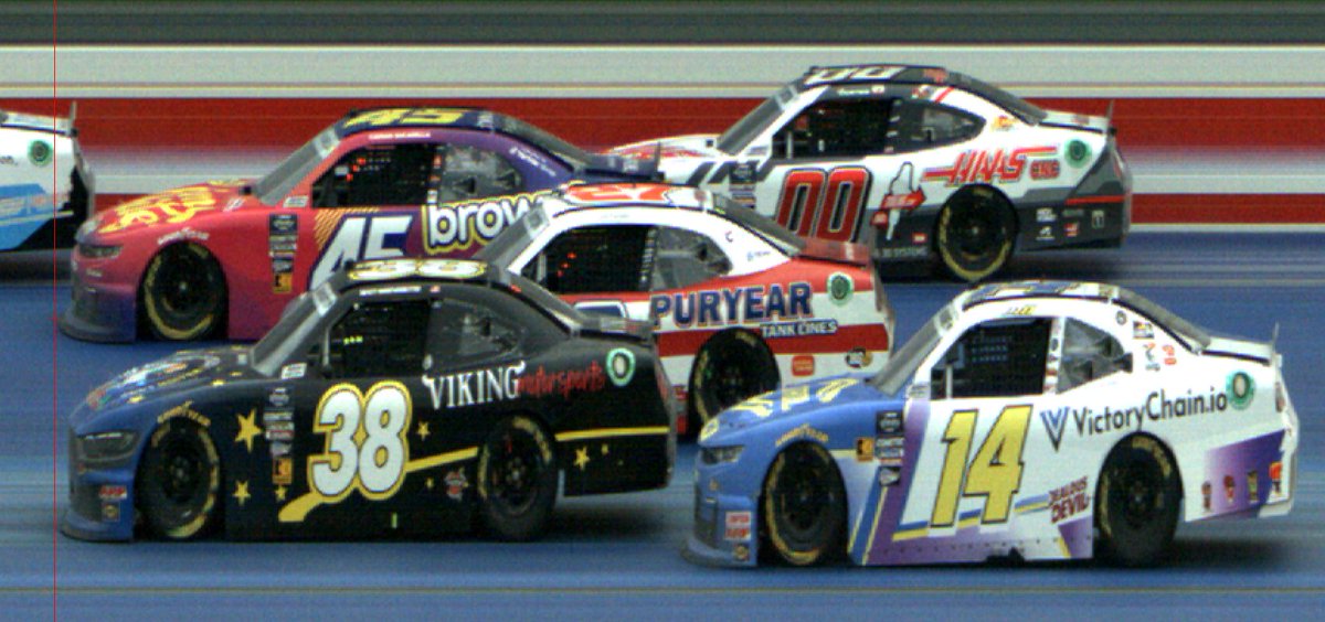 Good ?/comment here from @dennyhamlin. He's not alone. The quality of the photo has many factors: sunlight (which is why the Derby photo was clearer), humidity (it rained earlier), distance from S/F line (the cam is on the cold side of PR). Here are two examples during daylight.